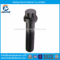 Din6921black carbon steel Hex flange bolts Class 10.9